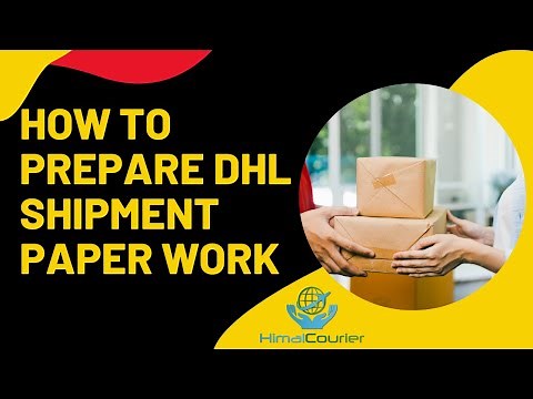 How to prepare DHL shipment paper work - DHL waybill and invoice paper works - Shipments - 2021