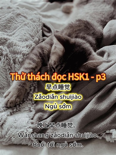 Luyện đọc Tiếng Trung HSK 1 - Phần 3