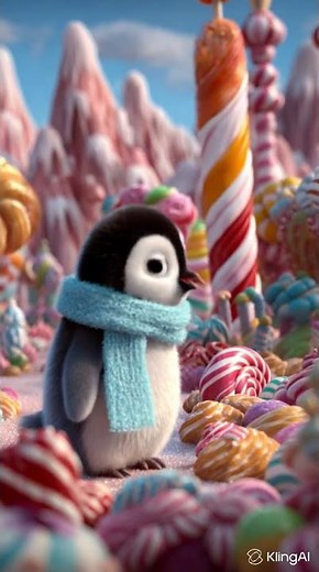 Fluffy Pengu: The Sweet Candy World | Cute Penguin Adventure