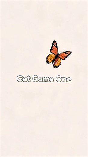 Cat game permainan kucing animasi kupu-kupu #catgame #cat #petgames #funny #catgames #cute #kitten