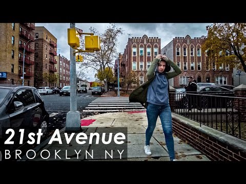 21st Avenue BENSONHURST & MAPLETON | Walking in Brooklyn NYC | Cropsey Ave to 53rd St and Dahill Rd