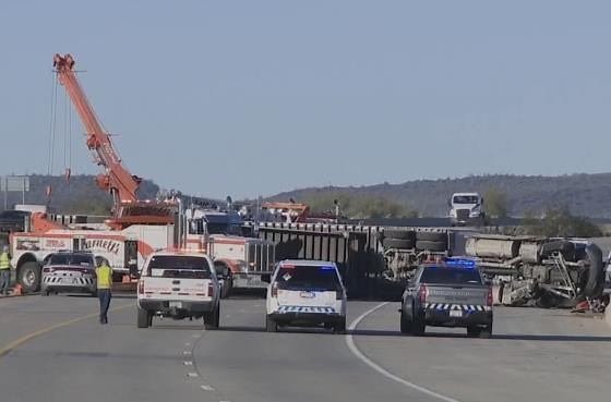 Deadly semi-truck rollover under investigation along Loop 303