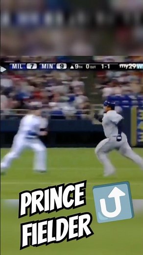 RARE Prince Fielder Home Run (inside-the-park)