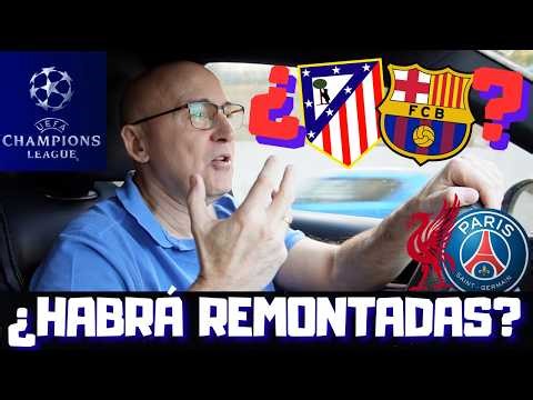 WILL ATLETICO MADRID HOLD ON AGAINST BARCELONA? LIVERPOOL vs PSG... | CHAMPIONS LEAGUE PREDICTION...