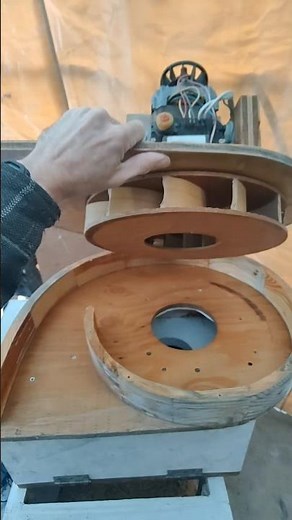 Homemade dust collector needed a tune-up, impeller and cyclone inspection #woodworking #diy #build