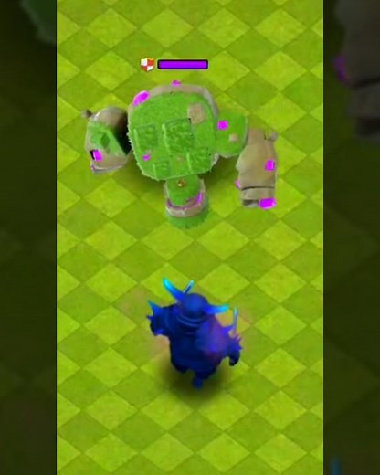 MOMMA PEKKA vs Mountain Golem! ⚔️🗿 #clashofclans #clashofclansindia #coc #clashofclansshorts
