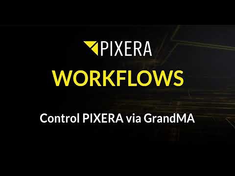 Control PIXERA via GrandMA