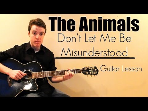 The Animals - Don't Let Me Be Misunderstood | Easy Guitar Lesson