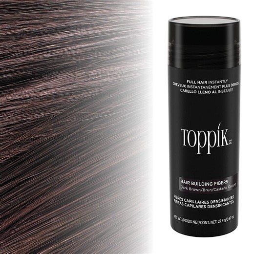 Toppik 27.5g Dark Brown Hair Building Fibers - Etsy