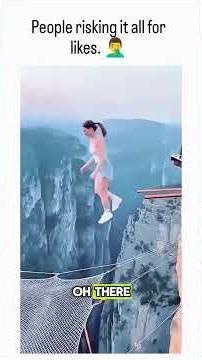 The post features a 62-second video compilation of edited or AI-generated extreme flip jump