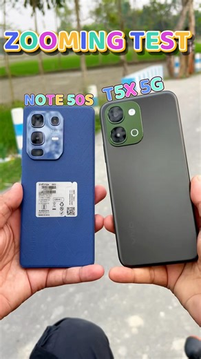 Vivo T5x 5G Vs Infinix Note 50S 5G Zooming Test 🔥