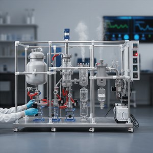 Premium Re Hot Stock Glass Distillation Equipment for Purification