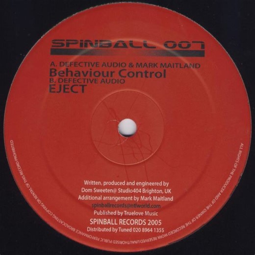 Defective Audio & Mark Maitland - Behaviour Control / Eject
