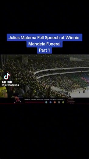 Julius Malema Honors Winnie Mandela's Legacy