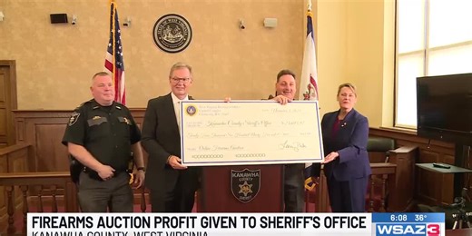 Firearms auction profit given to sheriff’s office