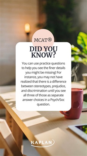 2.6K views | Unveiling this week's MCAT insight. Save it now! #MCATprep | Kaplan Health | Facebook
