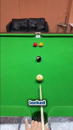 Impossible Punch! The 8 Ball is Locked Tightly, But It's Still in! 🤯..#shorts #billiards #trickshot