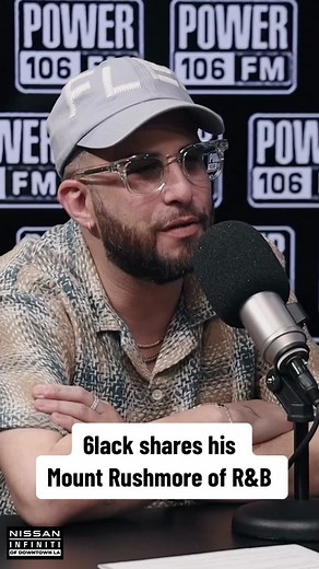 6lack's Mount Rushmore of R&B Artists