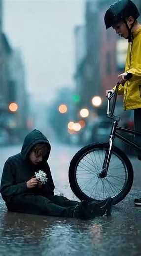 """GET YOUR FILTHY HANDS OFF MY BIKE!"" THE RICH BULLY YELLED, PUSHING THE STARVING, ORPHANED 10-YEAR-OLD INTO THE MUD. I WAS JUST TRYING TO SELL A FLOWER TO BUY BREAD, BUT THEN A BIKER AND 199 OTHER BIKERS ROARED TOWARDS ME, SAW MY BIRTHMARK, AND FROZE IN ASTONISHMENT. The cold rain of Seattle didn't feel like water anymore; it felt like needles. I was shivering, clutching a single, wilted white carnation I’d found near a dumpster. It was my last hope for a sandwich, or even just a pack of crac