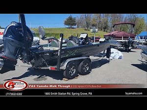 2022 Xpress X19 Pro Bass Boat Walk Thru @ F & S Yamaha and Marine