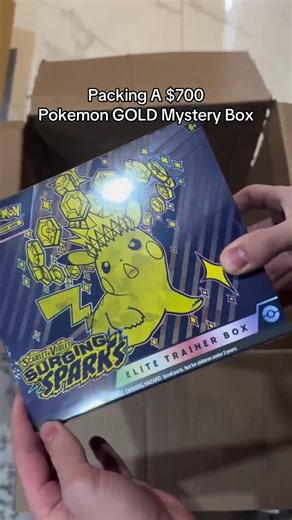 Unboxing a $700 Pokemon Gold Mystery Box Experience
