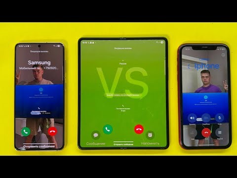 Incoming Call & FaceTime Samsung S22 vs IPhone 15 Pro Max vs Samsung Z Fold3