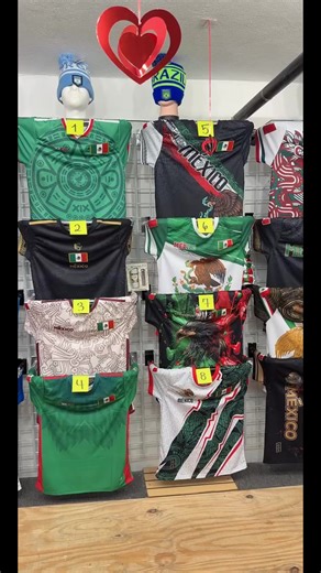 Authentic Mexican Teamwear Jersey with Black Azteca Pyramid