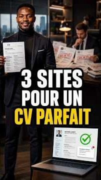 3 sites pour créer un CV #cv #emplois #recrutement #astucesemploi #techpulsegalsen