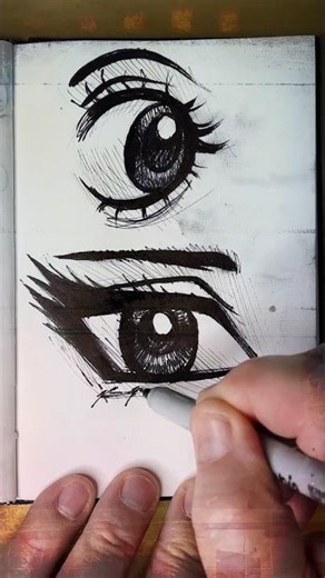 Draw Anime Eyes 9 #anime #art #drawing #ink #draw #eyes #sketch #drawingtutorial #artist