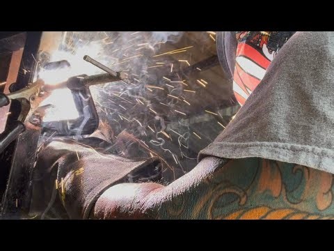 Horse Barn Gate Latch. My welds hold great, so 😎