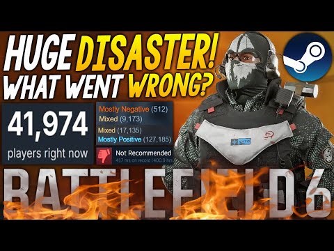 BROKEN Updates, NEGATIVE STEAM Reviews, DECLINING Players - BATTLEFIELD 6 is Currently a DISASTER!
