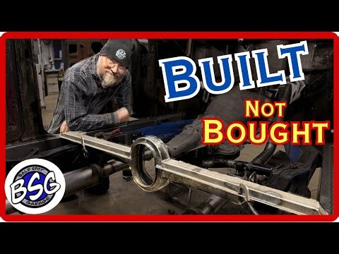 From Raw Steel to This … No Kit - Rat Rod Crossmember