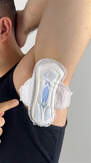 593K views · 4.2K reactions | Put a sanitary pad under your armpits! It's amazing!! | Tips and Recipes | Facebook