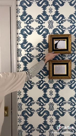 My favorite way to disguise a thermostat! Too and bottom are left open for air flow ❤️ #fyp #diyproject