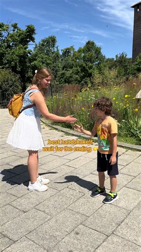 Host families have shared so much with me over the years! One of which being this awesome handshake 🤝 ##hostfamily##handshake