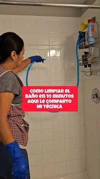 How to clean the bathroom in 10 minutes, here is my technique 🫧🛁🪣#cleaning #cleaning #housekeeping