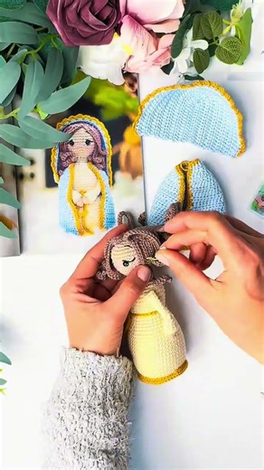 Nativity set crochet tutorial -CraftlyPattern