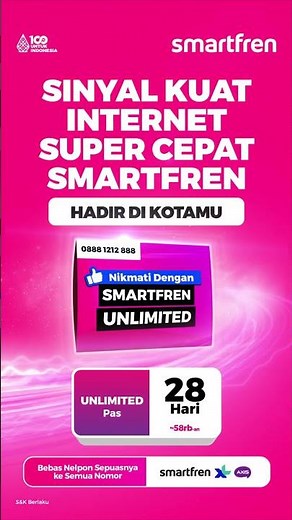 SMARTFREN's super-fast internet signal is now available in your city! 🙌 #smartfren