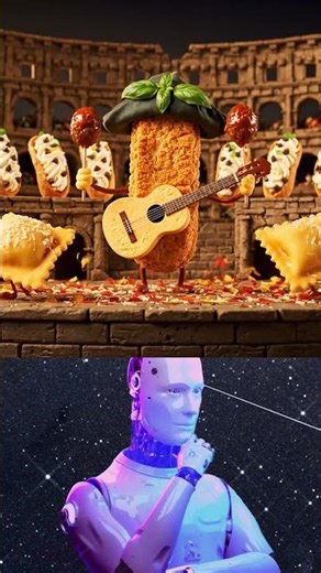 Breadstick BARD Turns Italian Food into a Viral Sensation? #aivideogenerator #gaming