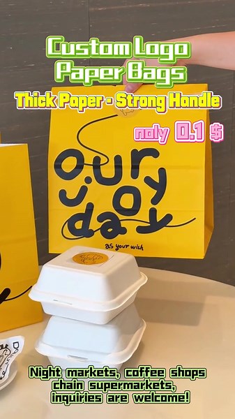 Versatile Custom Paper Bags for Daily Use
