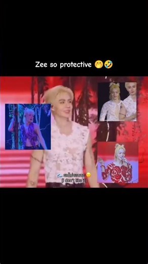 zee so protective 🤭🤣 #zeenunew #zeepruk #nunew #zonzon #blshorts