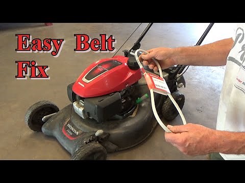 Honda Mower HRN216 "Replace Belt" Easy Self Propel DIY Fix