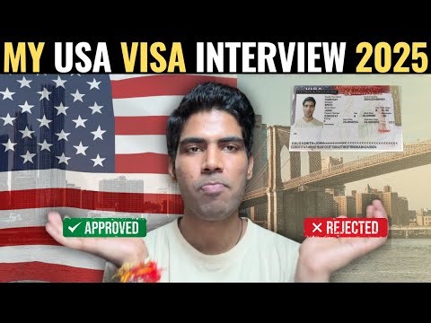 My USA B1/B2 Visa Interview Experience 2025 | Did I Get My USA Visa?