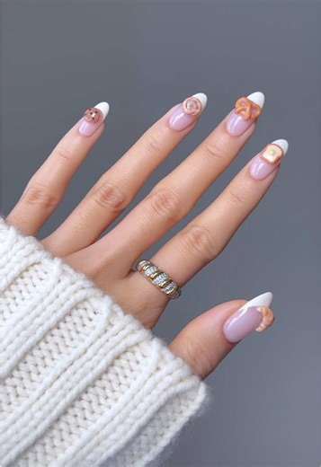 🥐🧈🍞🥨🍪 3d teeny tiny baked goodies/pastries on my nails!! croissant ib @aminaoui 🫶🏻 using @GELCARE® Nude Bb Cream Oat * discount code: NAILSBYALSN 3D solid gel linked on my story amzn sf! @Grown Alchemist hydra-restore day cream ————- *aff #nailinspo #nailart #gelnails