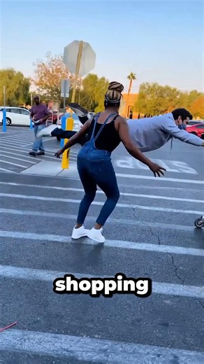 The Floating Shopping Cart Trick Revealed! 😲🛒 #shorts