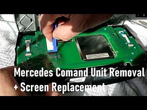 Mercedes Comand Radio Removal - Screen Replacement NTG2 SL, A, B, C, CLS, CLK, E, G, GL, ML, RClass
