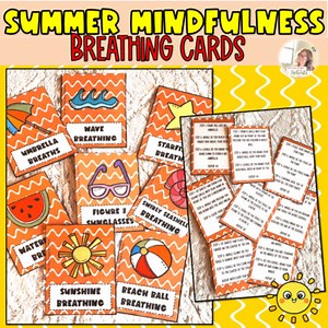 Summer Mindfulness Exercises | Mindful Breathing Summer | Transition Tools