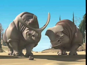 Ice Age: Rhino Fight Scene (DVD Capture)