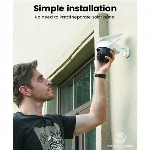 AOSU Solar Security Camera | 360° Wireless Outdoor Camera with 2K Color Night Vision ☀️🔒