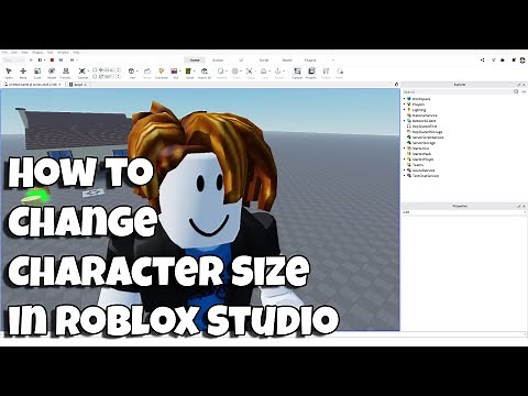 How to Change Character Size in Roblox Studio
